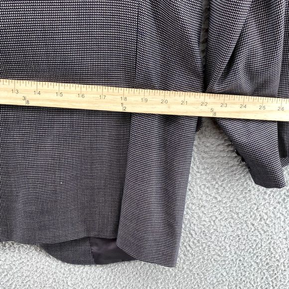 Cremieux Loro Piana Blazer Adult 44R Gray Blue Wool Knit Sport Coat Business Men - Picture 11 of 13